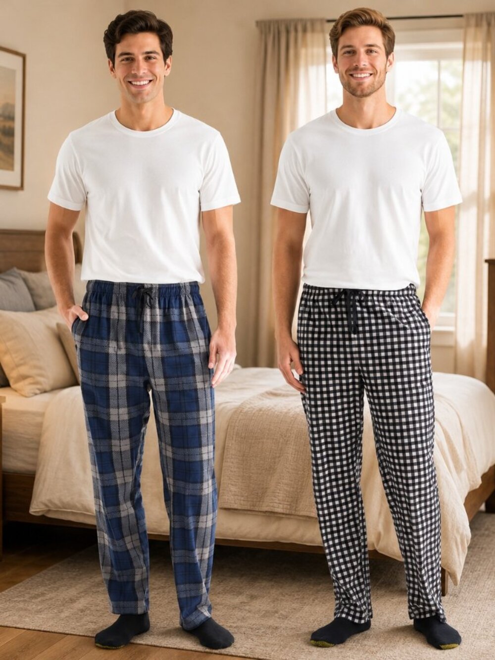 Nautica Men’s Sleepwear Pants 2-Pack